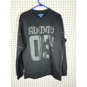 Men’s adidas Originals Winter D Crew 03 Black Sweatshirt Size M